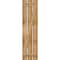Ekena Millwork Spaced Board-n-Batten Shutters w/Z-Bar, Rough Sawn Western Red Cedar, 17 1/8W x 66H, PR RBS06Z17X066RWR - alternate 3